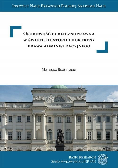 Ebook | Osobowość publicznoprawna w świetle historii i doktryny prawa admin