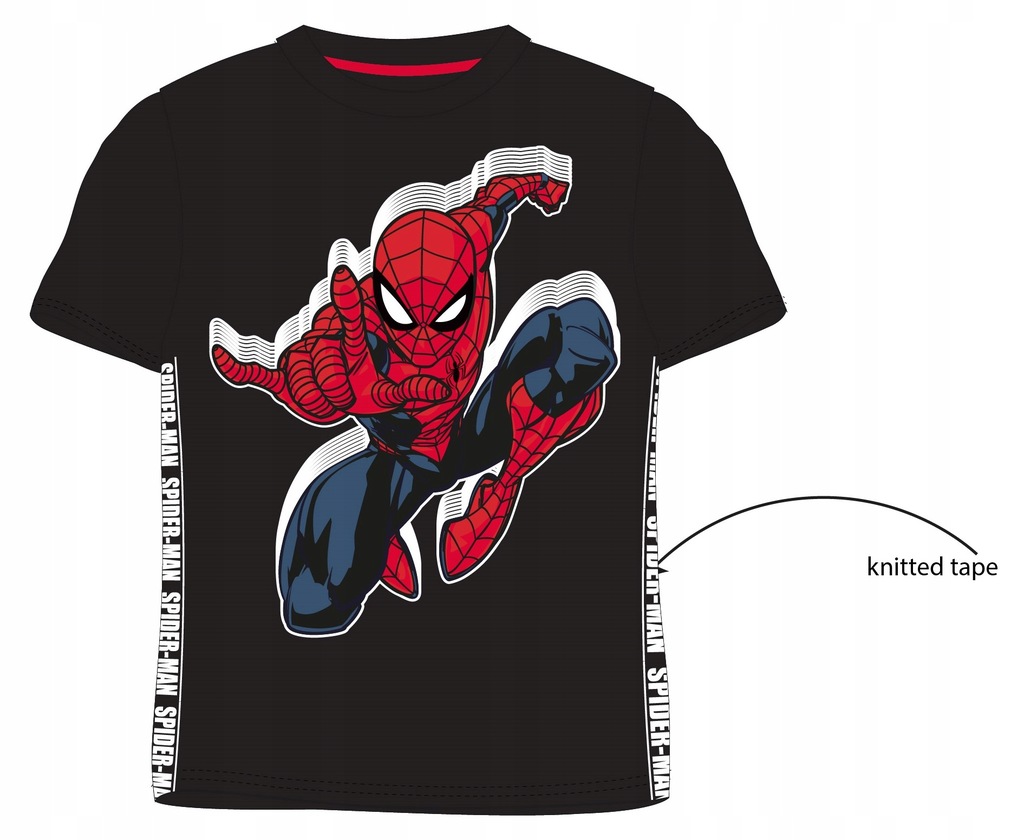 SPIDERMAN KAPITALNA BLUZKA T-SHIRT BAWEŁNA 122