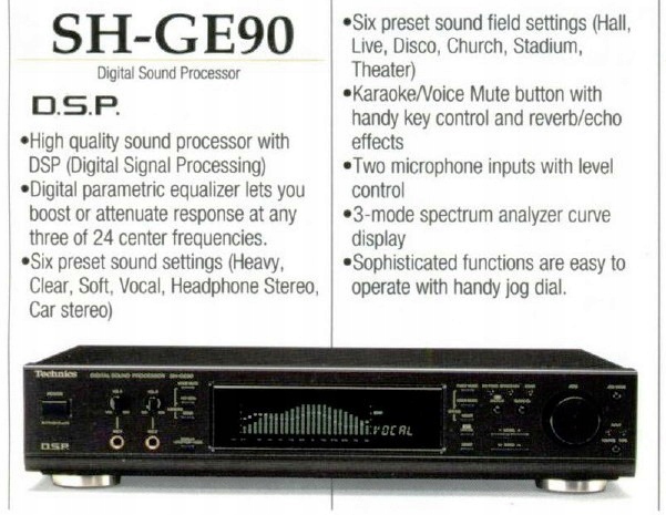 Korektor graficzny Technics SH-GE90 czarny