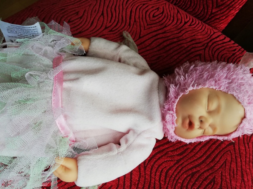 ŚPIĄCA WRÓŻKA lalka ANNE GEDDES duża 37 cm Cudowna