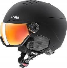 G4517 KASK narciarski Uvex Wanted Visor Black Mat r. 54 - 58 cm CZARNY