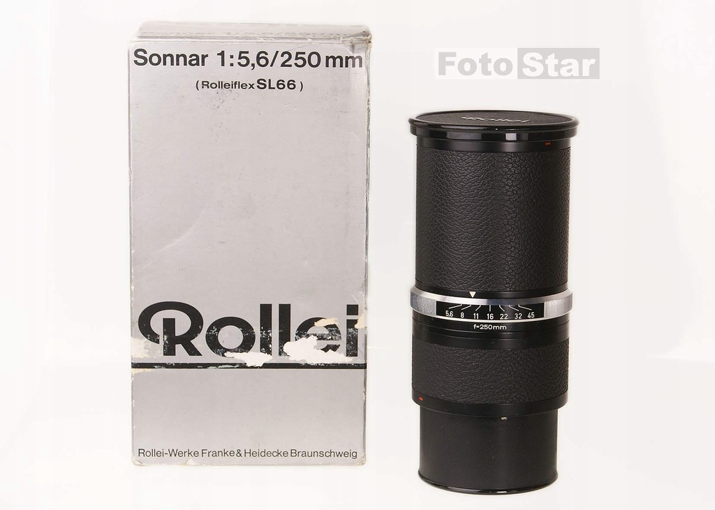 Opton (Sonnar) 250/5,6 Oberkochen Rolleiflex SL66