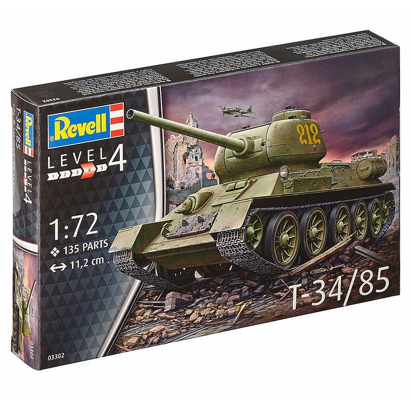 Купить REVELL 03302 - Танк Т-34/85 1/72: отзывы, фото, характеристики в интерне-магазине Aredi.ru