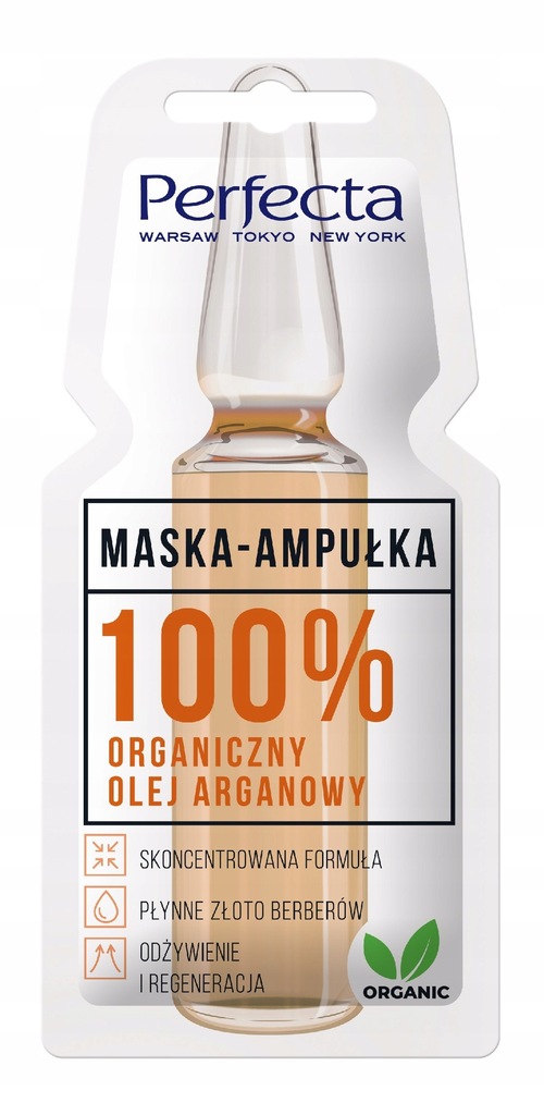 Perfecta Maska - Ampułka 100% Organiczny Olej Arga