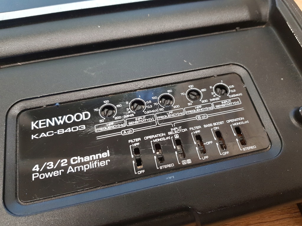 wzmacniacz (4-kanałowy) kenwood kac-8403 - 9846494681