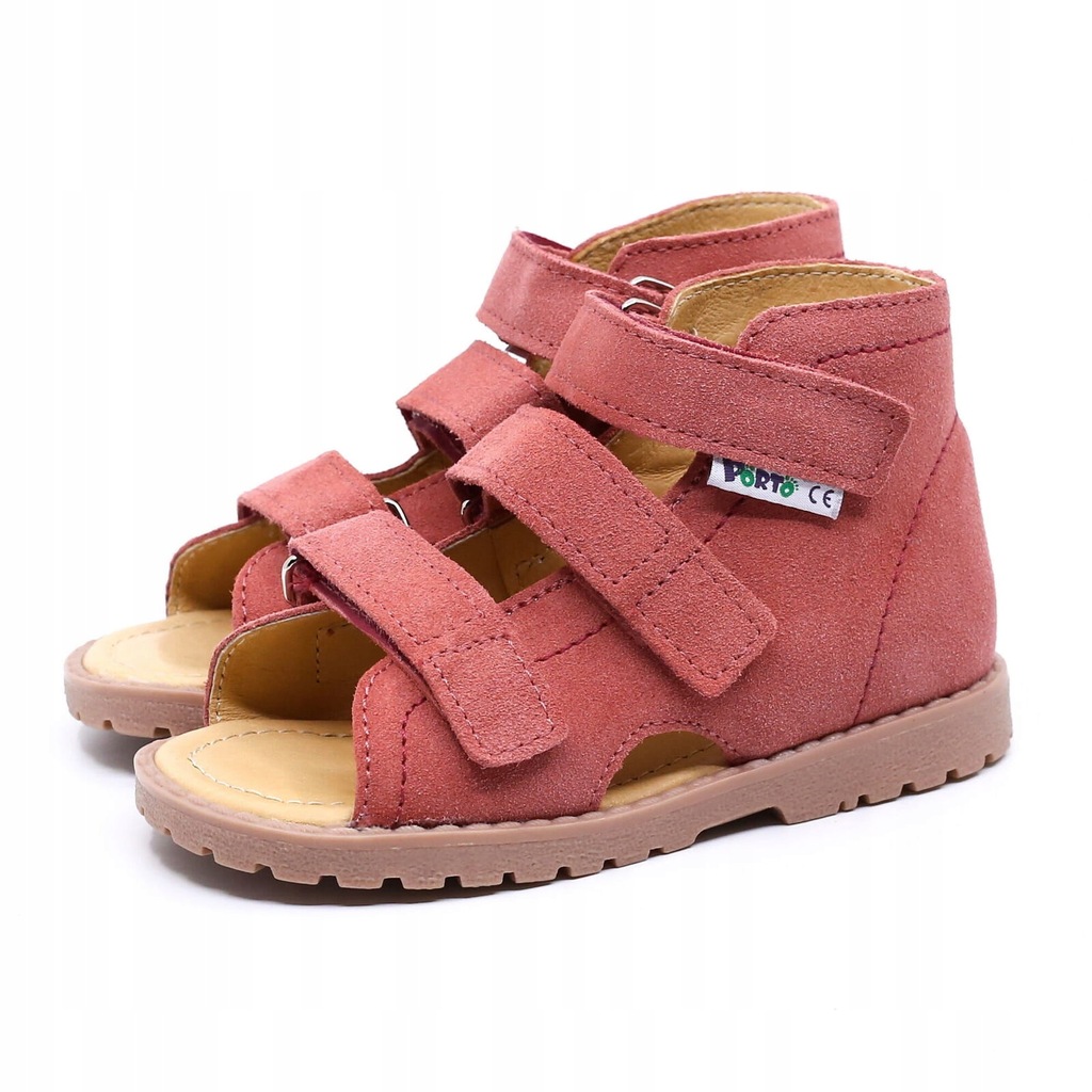 SANDAŁY DZIECIĘCE PROFILAKTYCZNE Z OBCASEM THOMASA MRUGAŁA PORTO R25