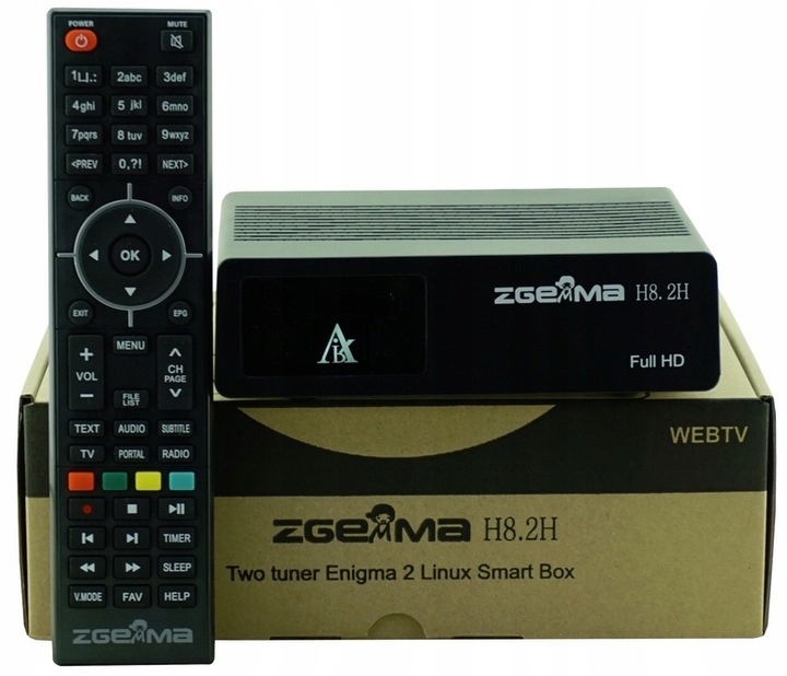 DEKODER ZGEMMMA H8.2H ENIGMA2 E2 TUNER DVB-T2 HEVC