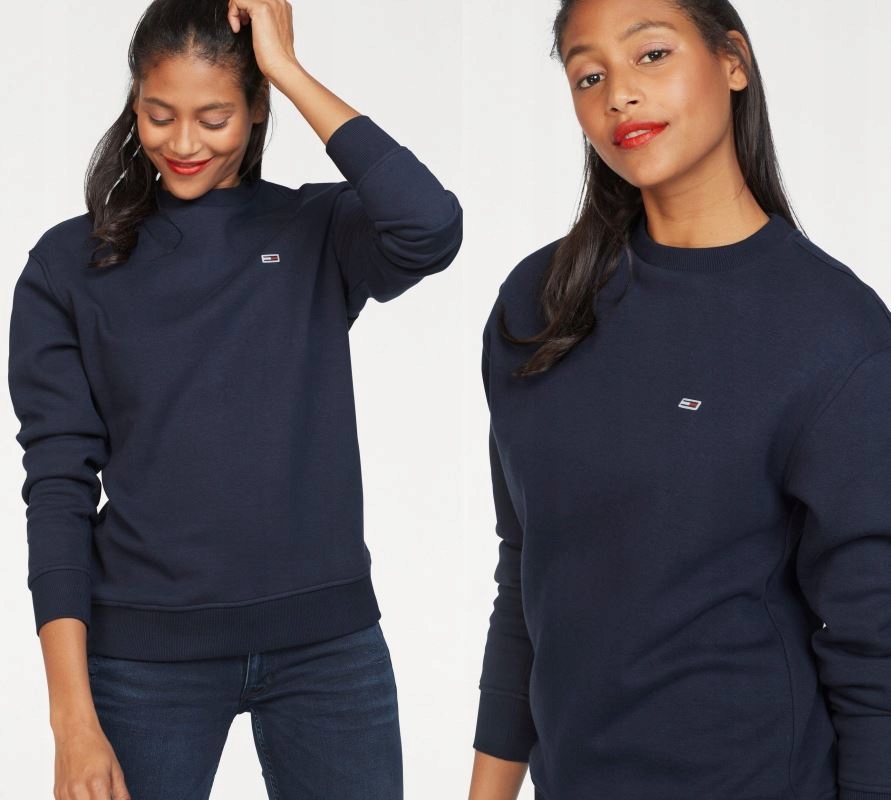 TOMMY HILFIGER DAMSKA GRANATOWA BLUZA L