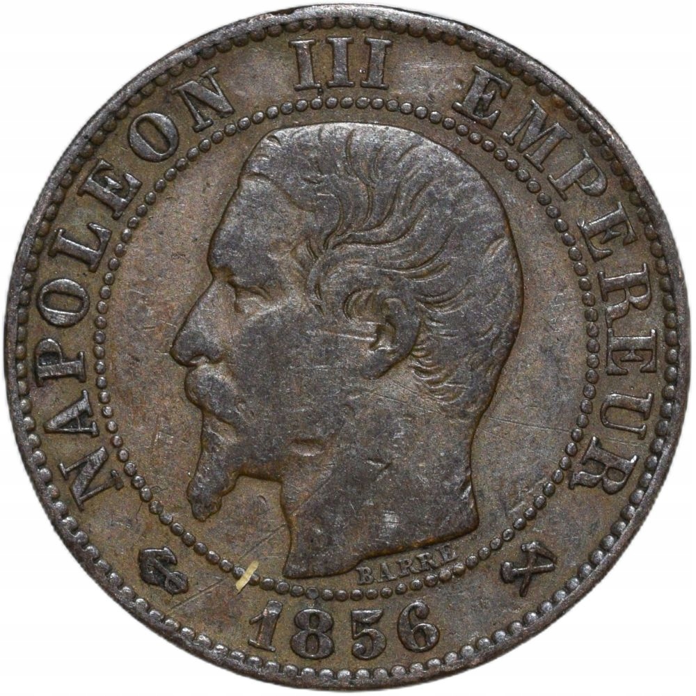 Francja 5 centymów 1856 B