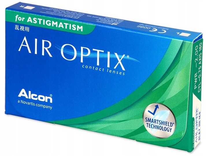 Ł7 AIR OPTIX for ASTIGMATISM +2,25 SOCZEWKI 6SZT