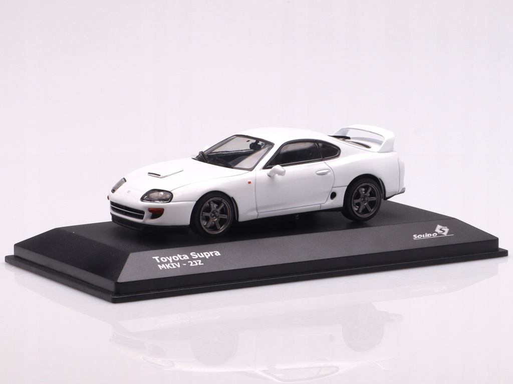 Model samochodu Toyota Supra Mk.4 - 2001, white Solido 1:43