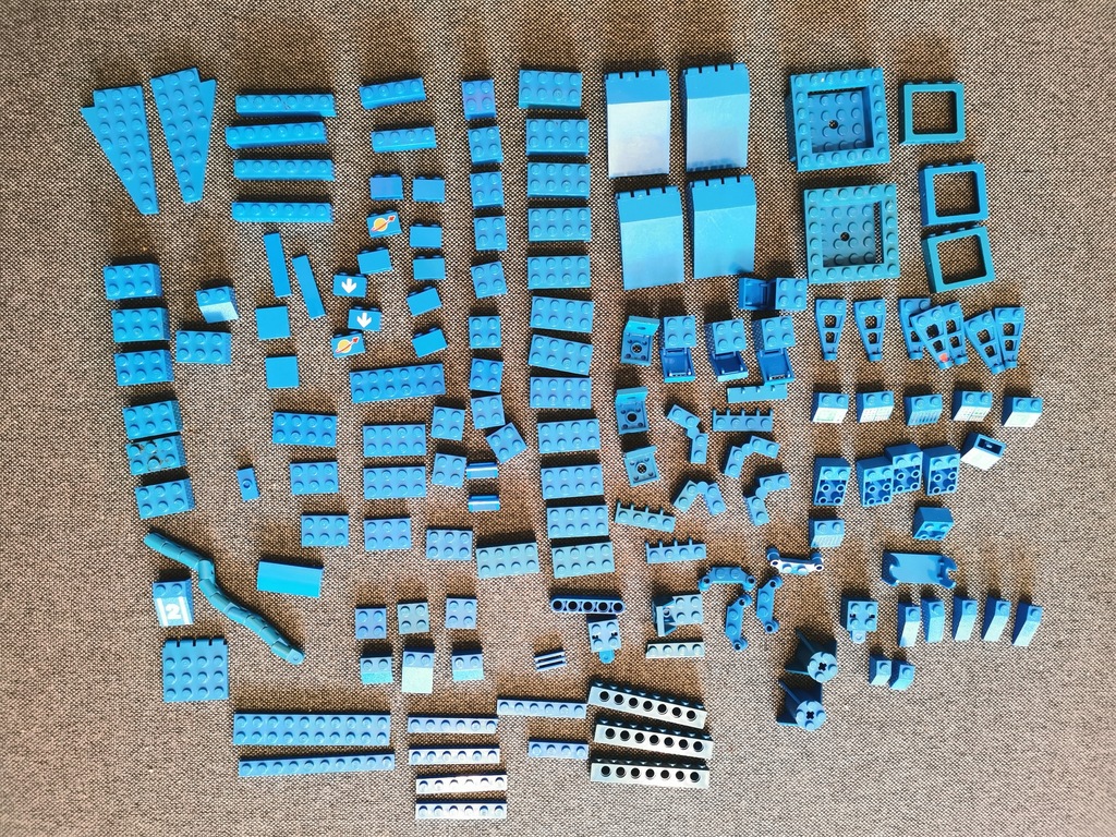 Lego klocki mix - Niebieski
