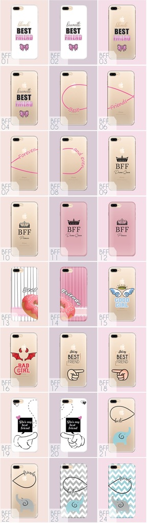 Nadruk Best Friends Iphone 5 6 7 X 7422695879 Oficjalne Archiwum Allegro