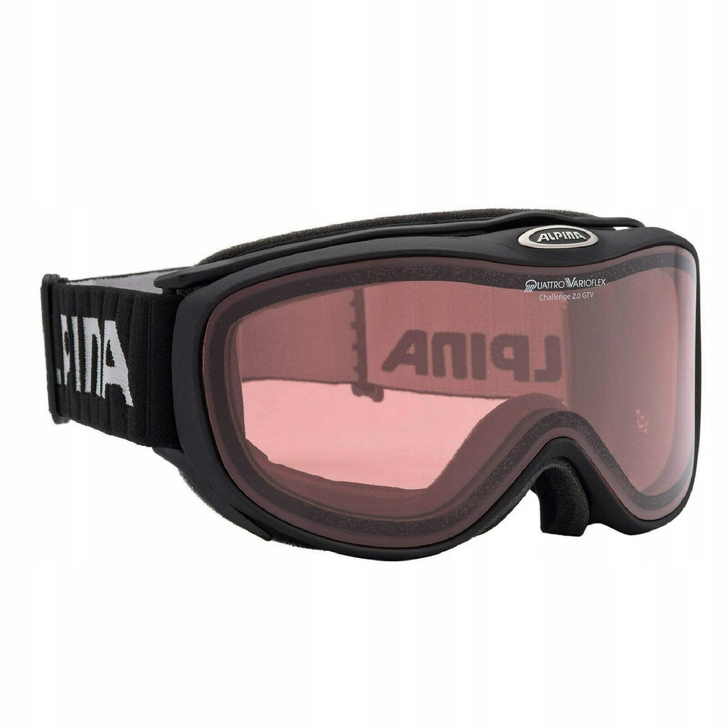 M2D56 Alpina Challenge 2.0 QV czarne gogle okulary