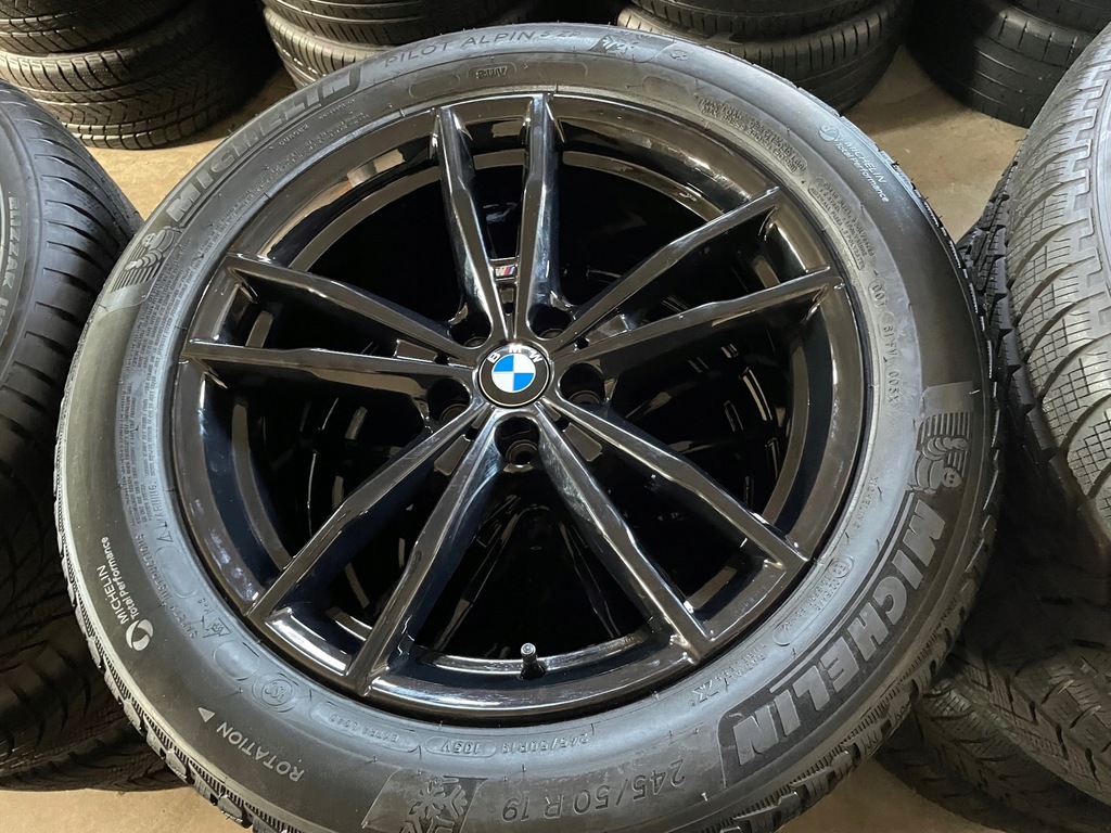 Spoiler Avant (lèvre) Pour BMW X3 G01 / X4 G02 (2017+) - Style M Performance, Noir Brillant