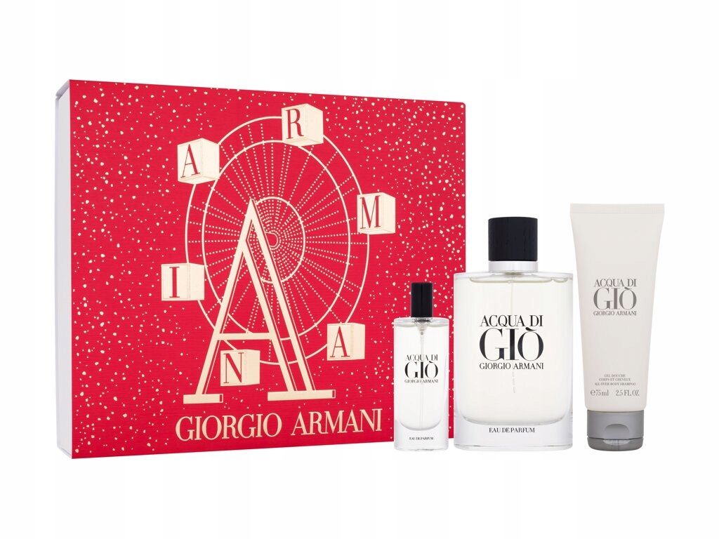 Giorgio Armani Acqua di Gio zestaw Edp 125 ml + P2