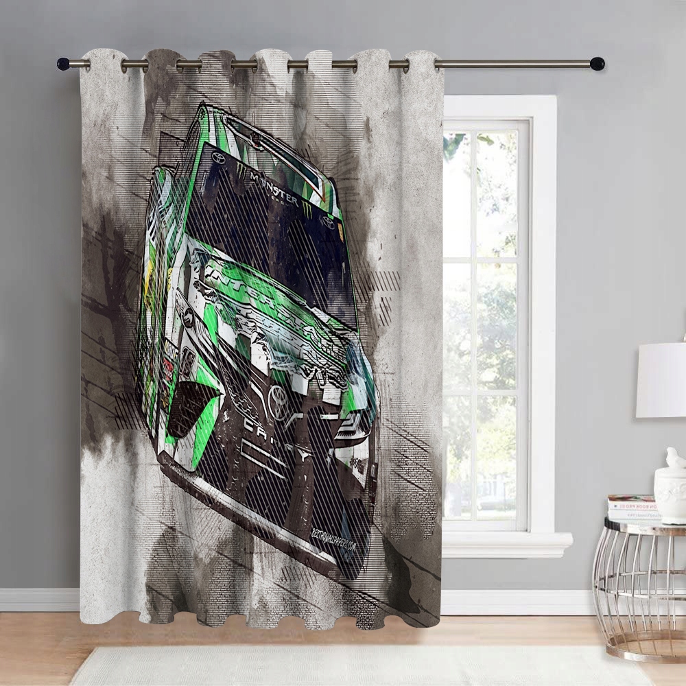 Curtain 100x140cm,kyle busch nascar american race 12781194710 oficjalne archiwum Allegro