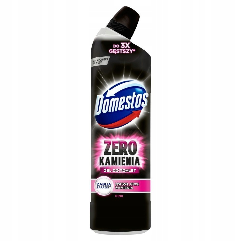 Domestos Zero Kamienia Żel do toalet Pink 750 ml D