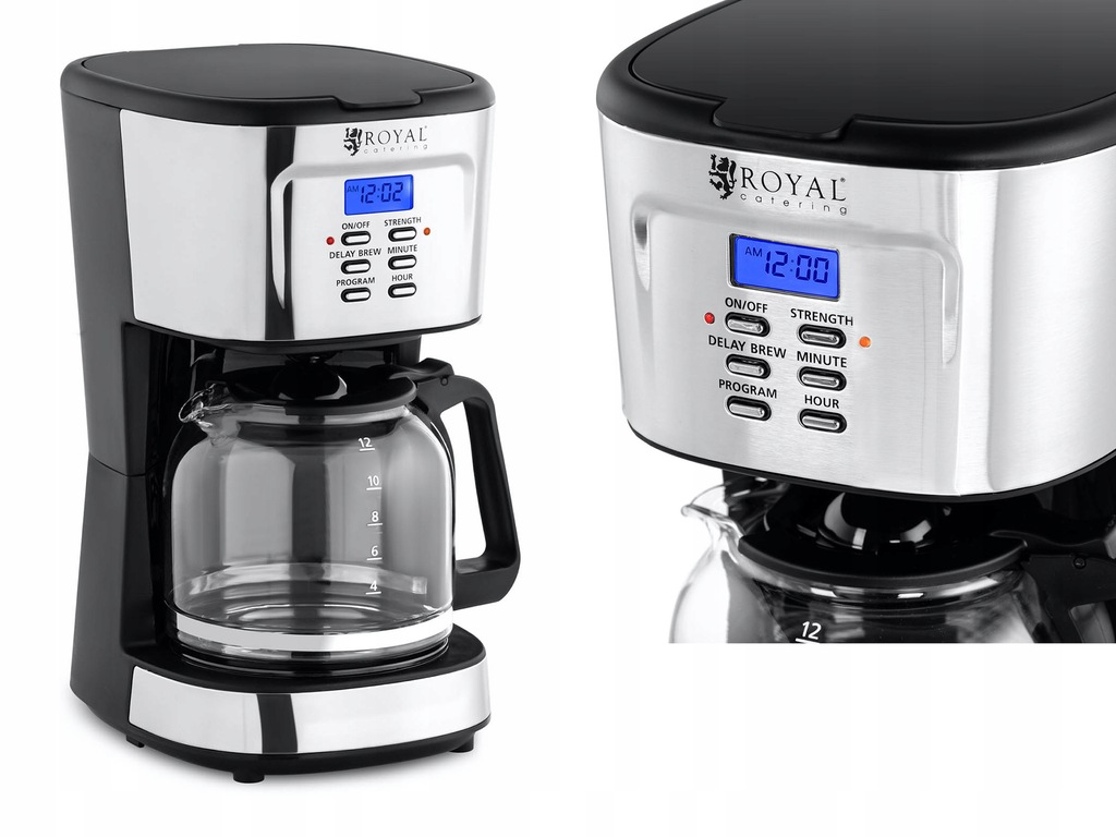 EKSPRES DO KAWY PRZELEWOWY Z DZBANKIEM 1,5L 900W 10019355312