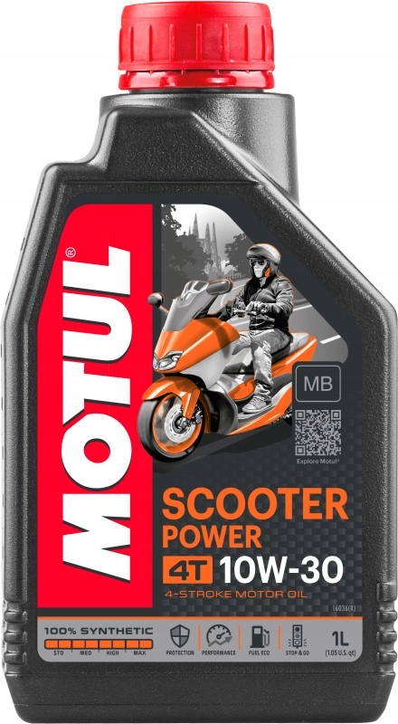 MOTUL OLEJ 10W30 1L SCOOTER POWER 4T MB/ MOTOCYKLE