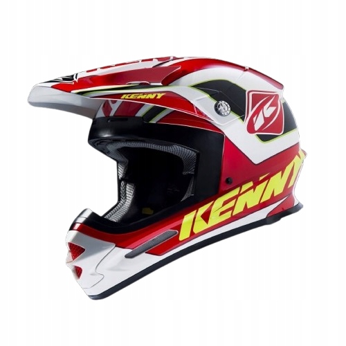 KENNY KASK TRACK CZERWONY / CZARNY CROSS ROZMIAR S | WYPRZEDAŻ