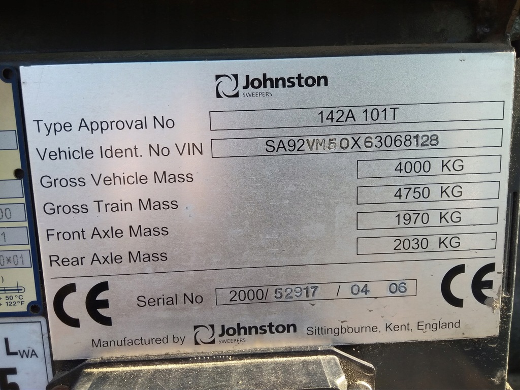Купить Подметальная машина Johnston C50: отзывы, фото, характеристики в интерне-магазине Aredi.ru