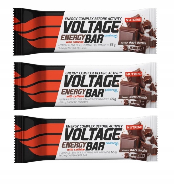 NUTREND VOLTAGE ENERGY BAR 65G 2+1 EXOTIC