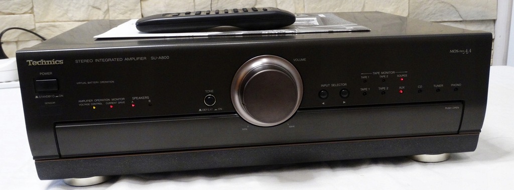 NIEMAL IDEALNY WZMACNIACZ TECHNICS SU-A800+PILOT