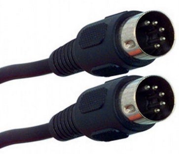 Kabel wtyk DIN 5p  - DIN 5pin długość 1,5m (0422a)