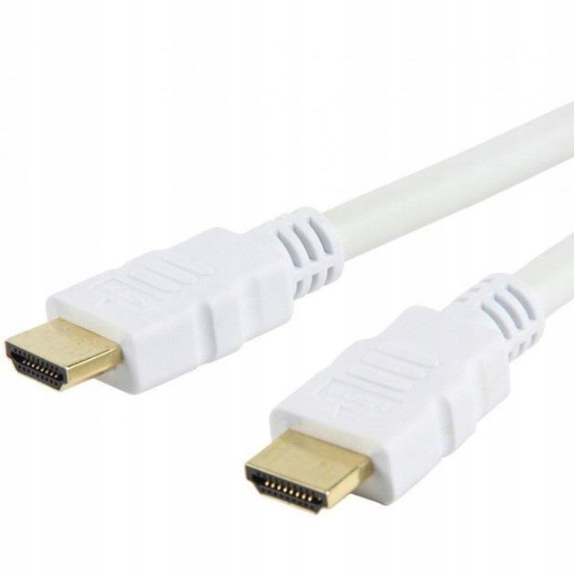 Kabel HDMI Techly HDMI-HDMI M/M 1.4 Ethernet 3D 4K, 2m, biały