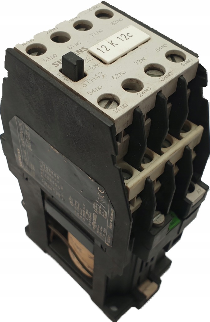 stycznik SIEMENS 3TH42 62-4K 62E 6xNO 2xNC 24VDC