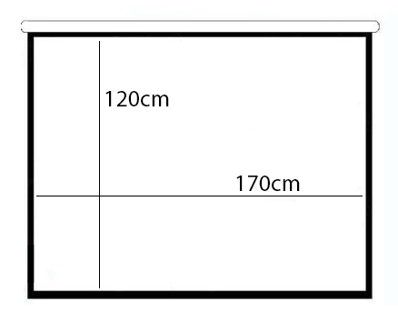 Купить ПРОЕКЦИОННЫЙ ЭКРАН 170x120см РУЧНОЙ 4:3 82'': отзывы, фото, характеристики в интерне-магазине Aredi.ru