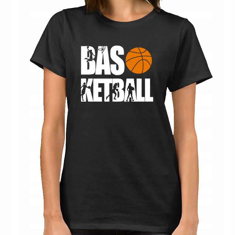 koszykówka BASKETBALL t-shirt czarny TALIA BM11 M