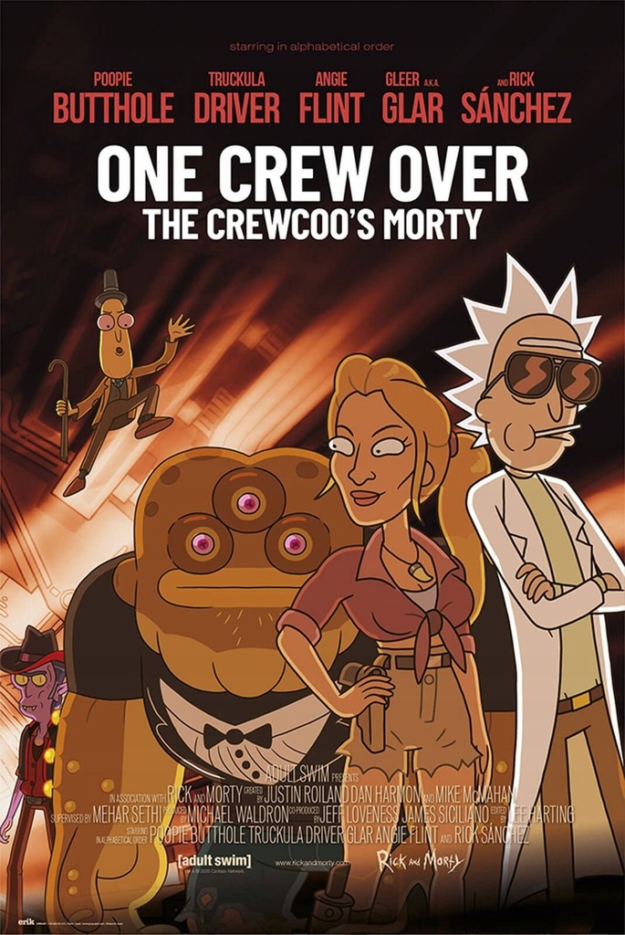 Rick i/and Morty One Crew - plakat 61x91,5 cm