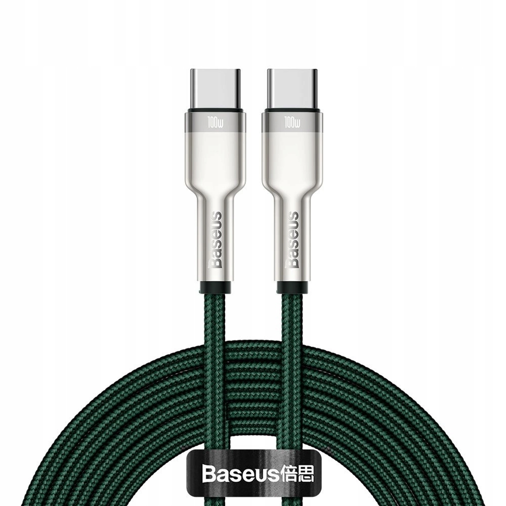 KABEL BASEUS CAFULE SERIES METAL DATA USB-C / USB-C PD QC SCP 100W 5A 2M