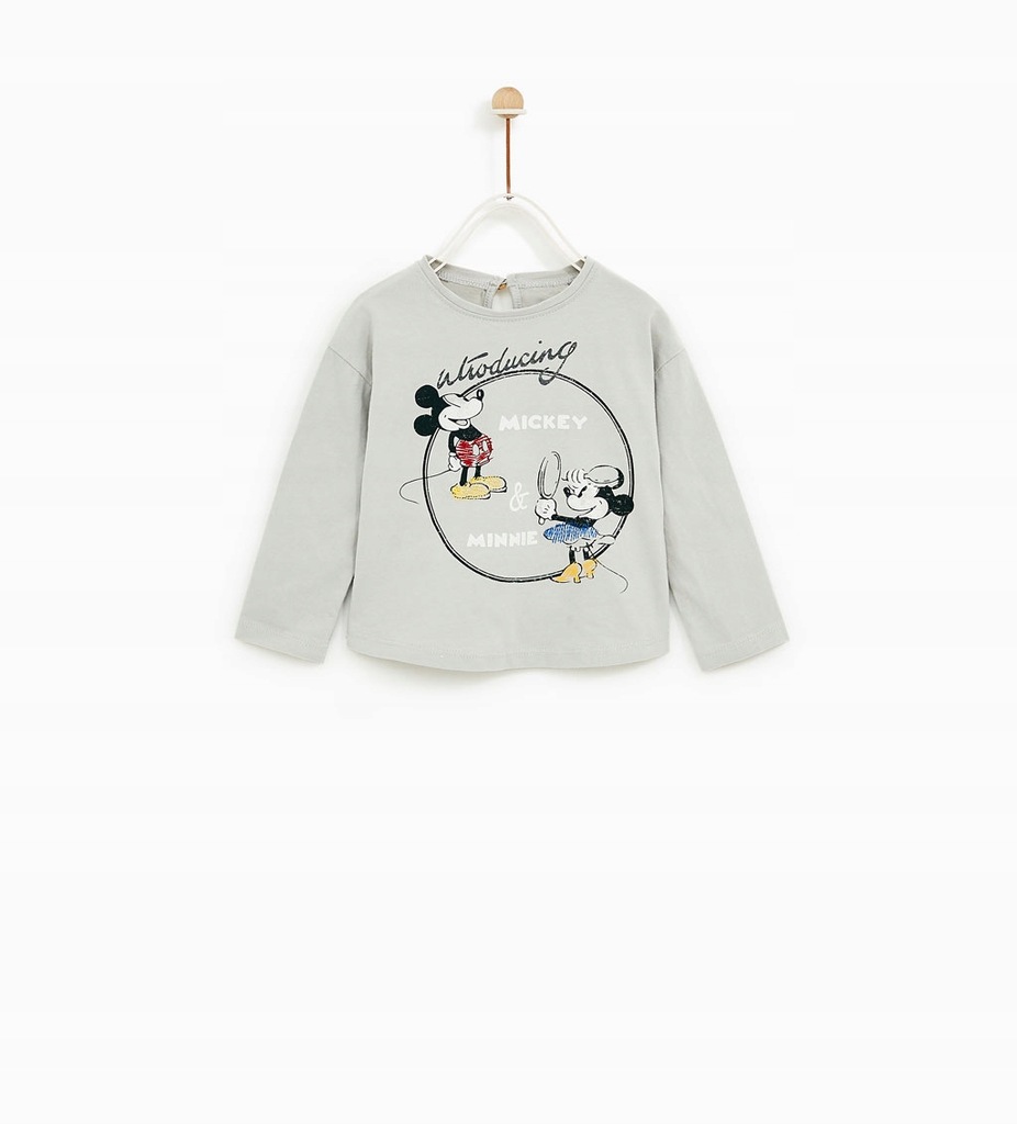 ZARA BABY GIRL KOSZULKA Z MIKI I MINNIE 24-36M