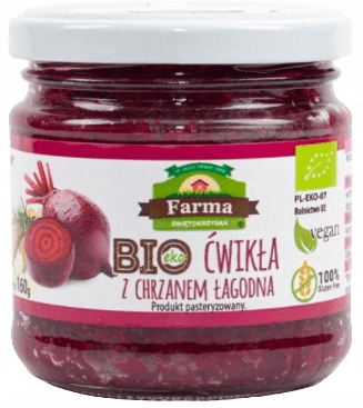 Ćwikła łagodna z chrzanem 160g BIO