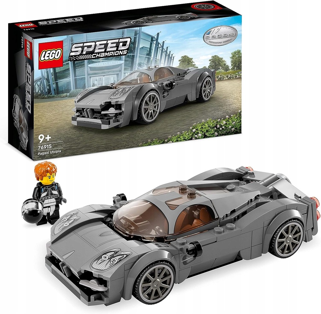 LEGO 76915 Speed Champions Pagani Utopia, Zestaw do Budowy Auta z klocków