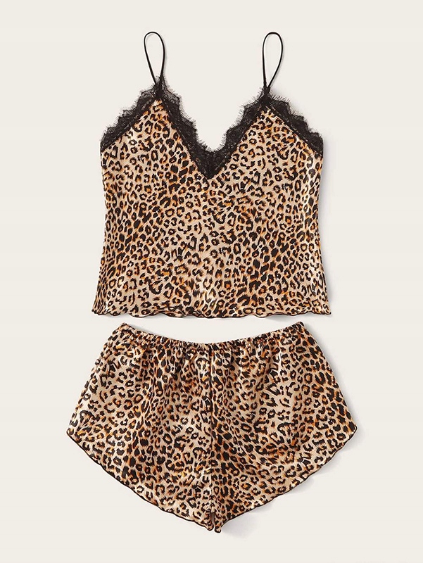 Купить КОМПЛЕКТ ПИЖАМЫ SENSORY LEOPHER С КРУЖЕВНЫМИ ШОРТАМИ: отзывы ...