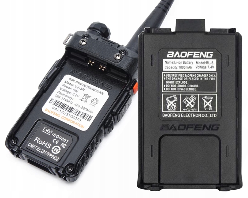 Купить BAOFENG UV-5R HT РАЦИЯ РАДИО: отзывы, фото, характеристики в интерне-магазине Aredi.ru