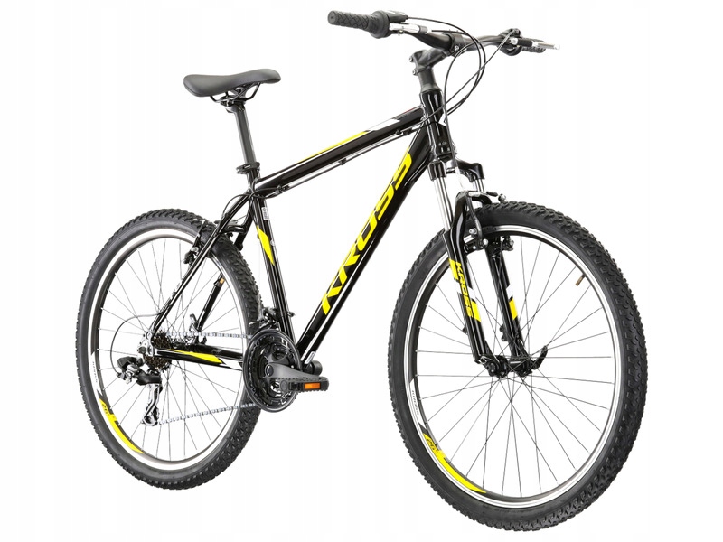 Rower górski MTB KROSS Hexagon 1.0 M21 26 cali męski Czarno-żółty