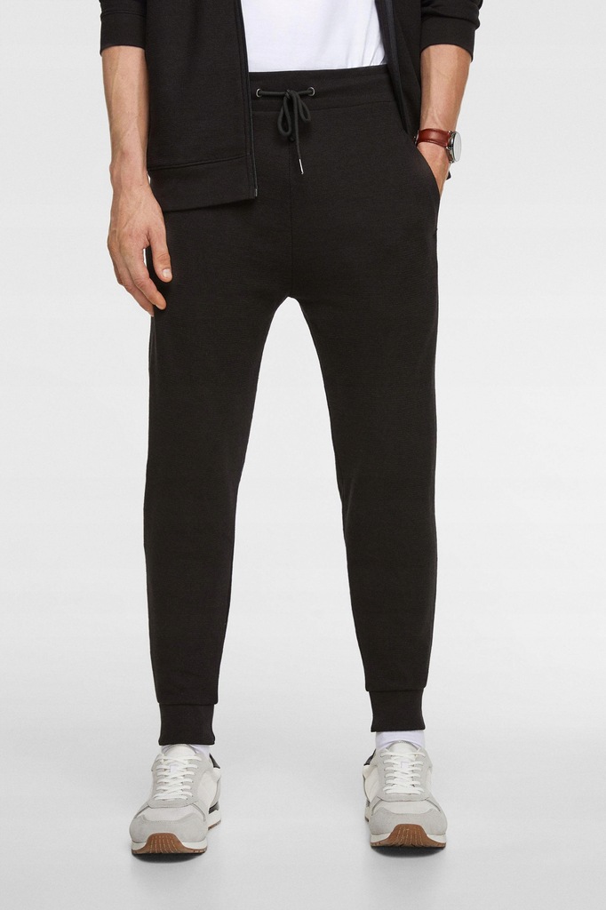 R1I071 ZARA__FY4 SPODNIE JOGGER TROCZKI__L