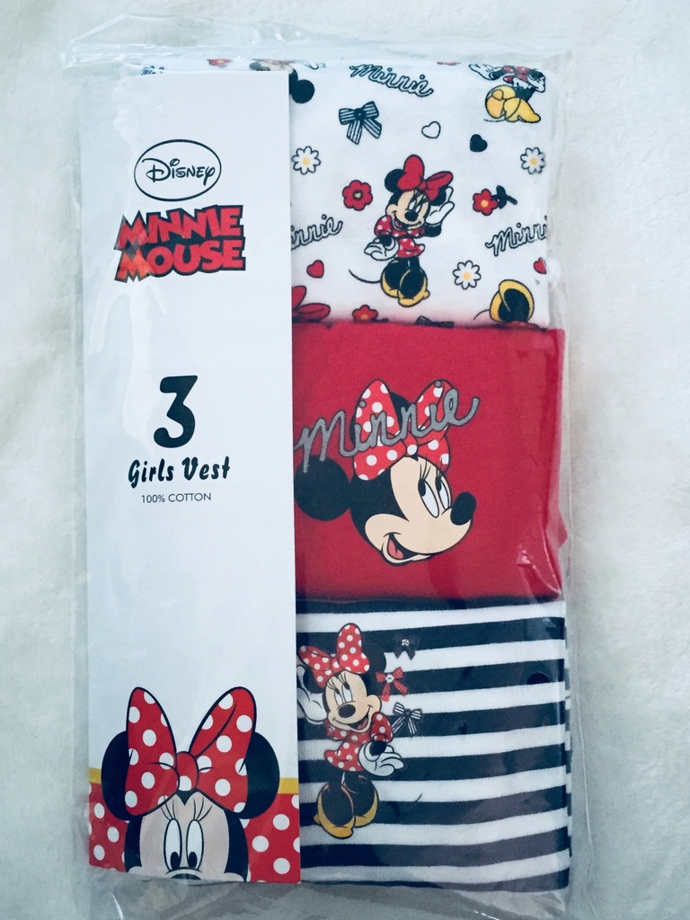 DISNEY Podkoszulki ramiaczka MINNIE MOUSE 7-8 128