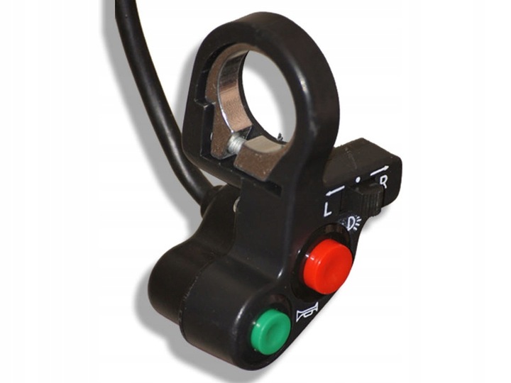 PRZEŁĄCZNIK MOTOCYKLOWY QUAD KLAKSON KIERUNKOWSKAZY ŚWIATŁA