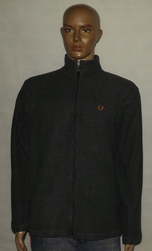 FRED PERRY__MĘSKA BLUZA NA ZAMEK roz.XL