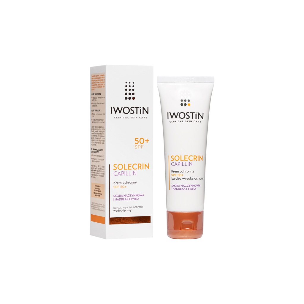 IWOSTIN SOLECRIN CAPILLIN Krem do twarzy SPF 50