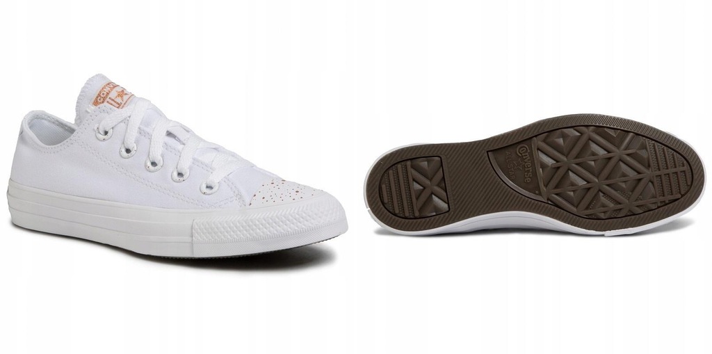 D010H2 Converse TRAMPKI BIA E CATS OX 167226C 37 5 11513639153