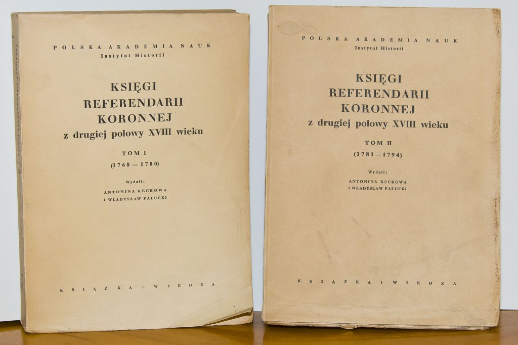 KSIĘGI REFERENDARII KORONNEJ tom I ,II / 750 egz. 13417291285