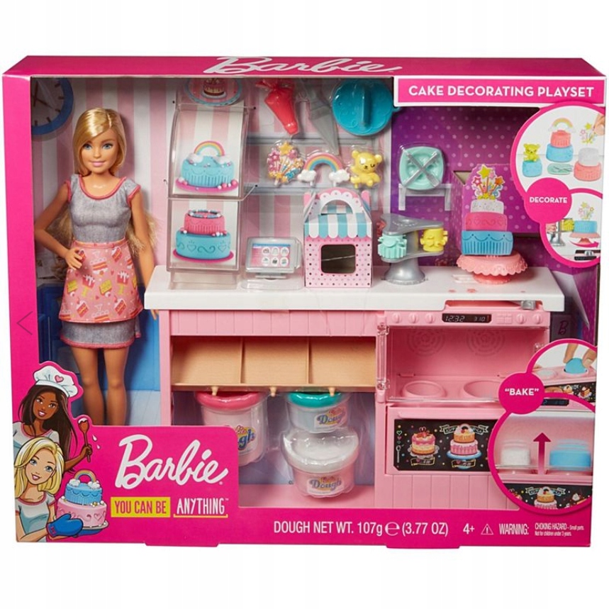 Lalka Mattel Barbie pracownia wypieków GFP59