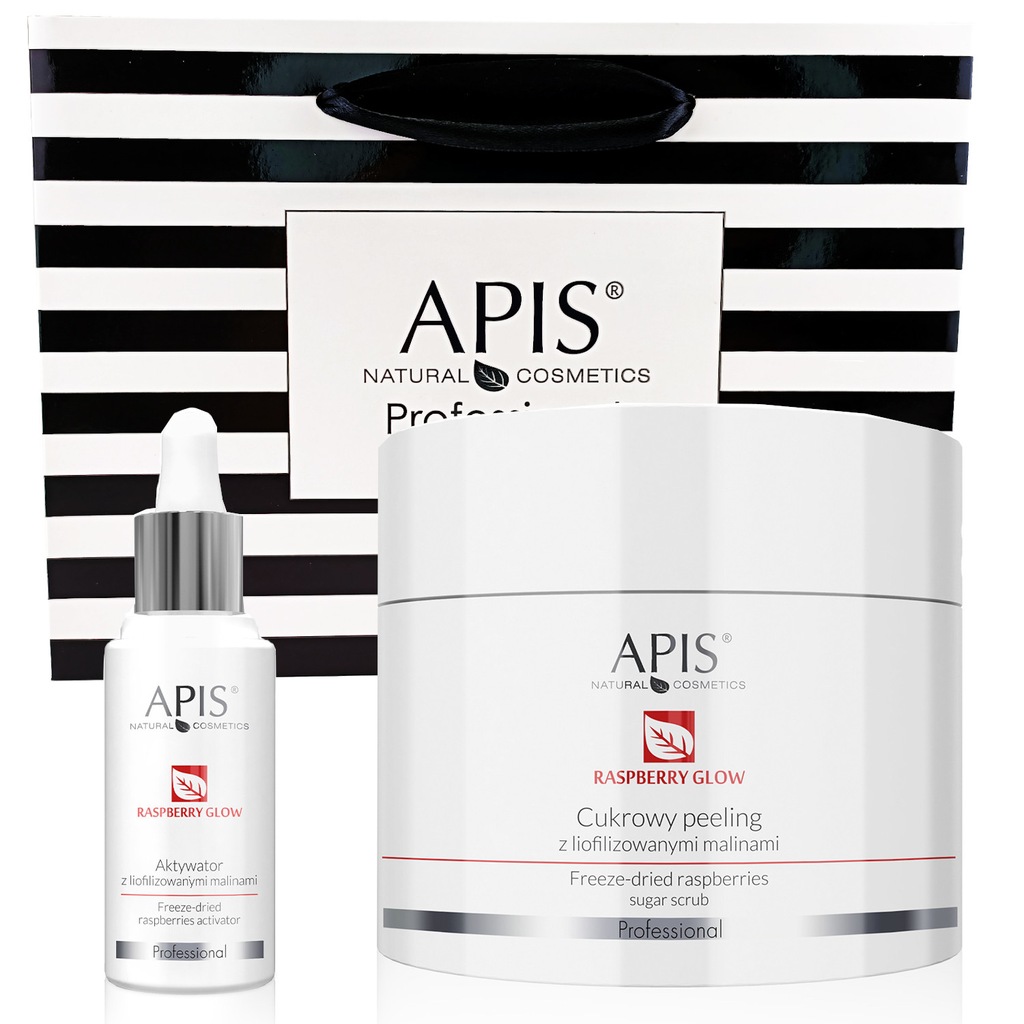 APIS WALENTYNKI zestaw nawilżający serum peeling